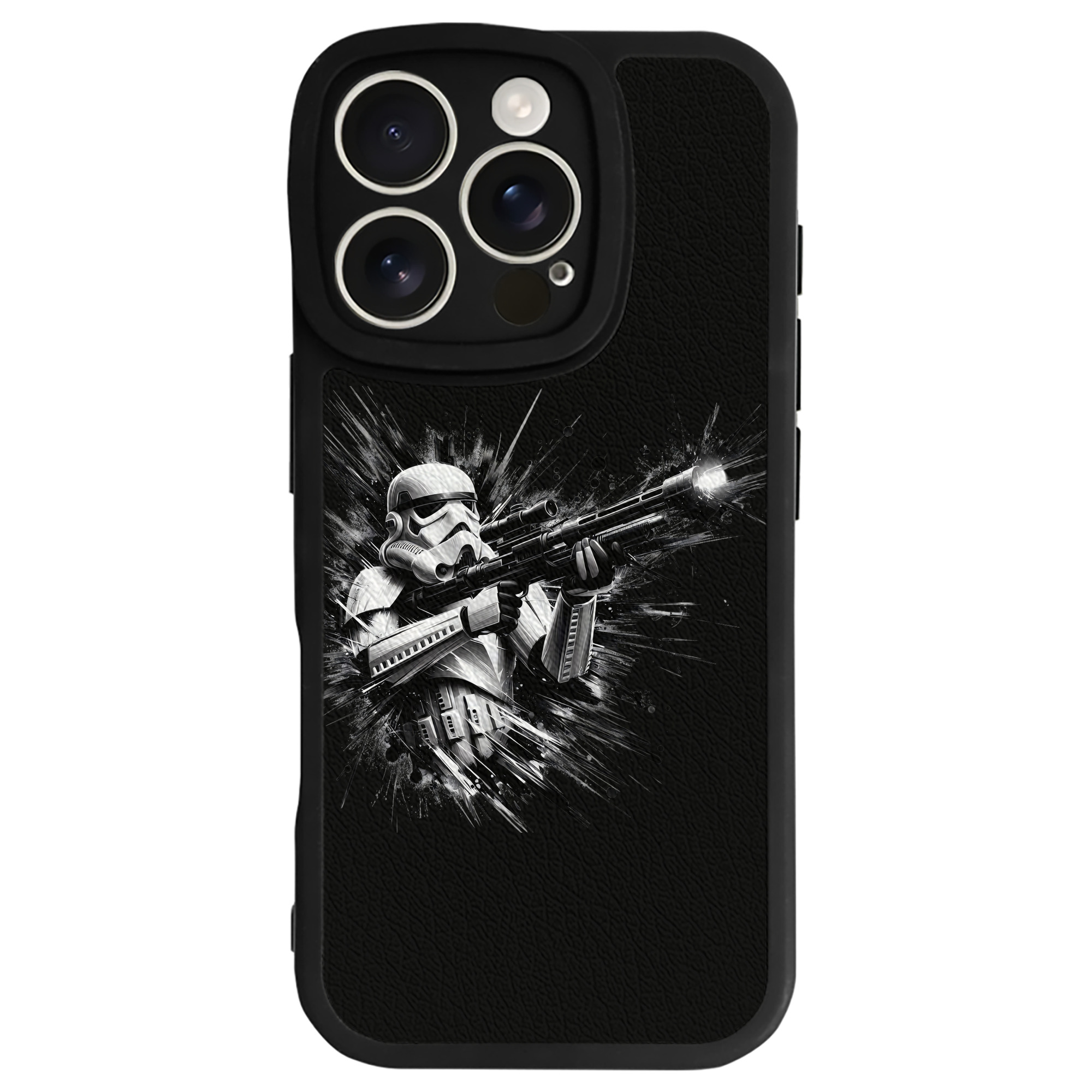 （画像用） スター・ウォーズ Star Wars 【iPhone 16シリーズ対応】シリコンスマホケース（レザー調） 材質：シリコン